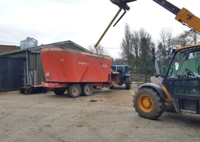 Onsite silage wagon reinforcement