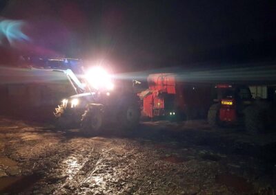 Silage feeder wagon reinforcement by Handy Compact Tractors