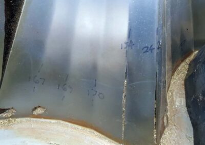 A clean and quick repair job on a silage feeder wagon