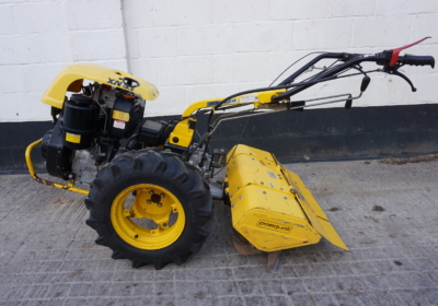 Pasquali XN15.5 2 wheel diesel tractor with attachments